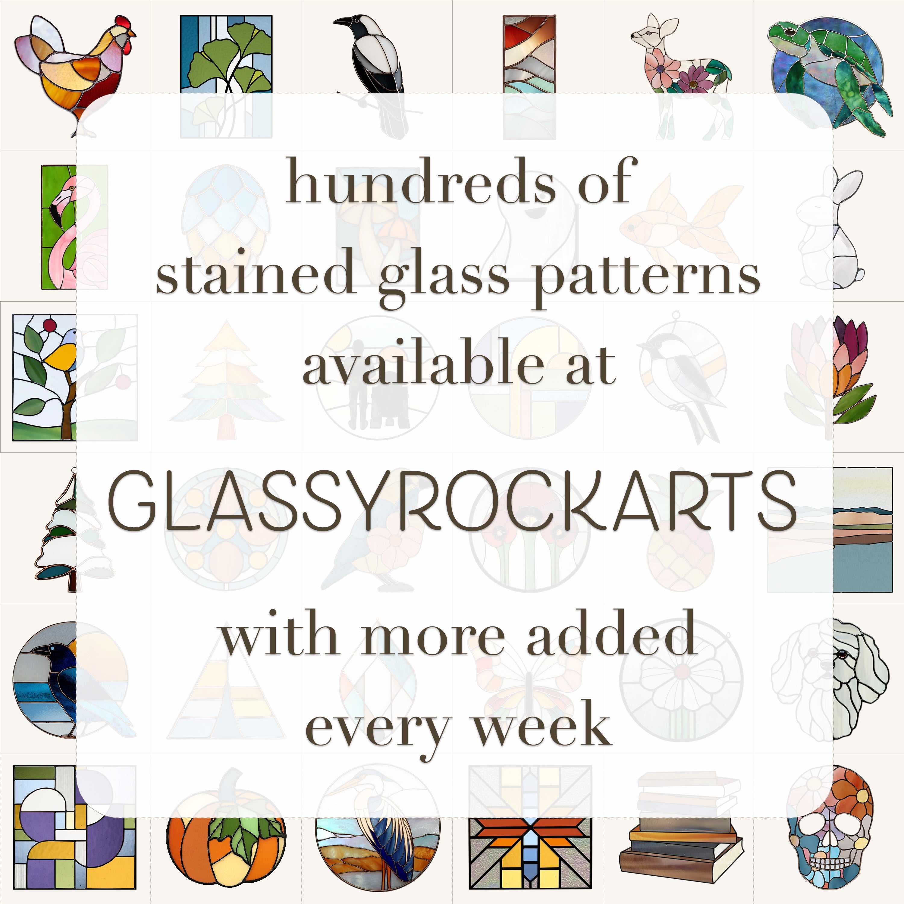 Easy Mushroom Ornaments Stained Glass Patterns