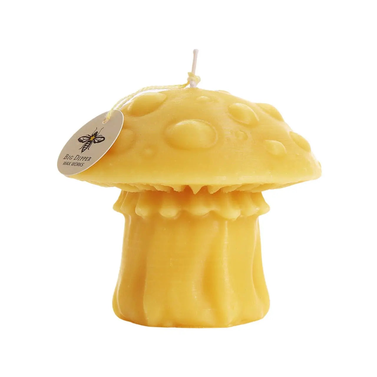 Mushroom Candles – 100% Pure Beeswax