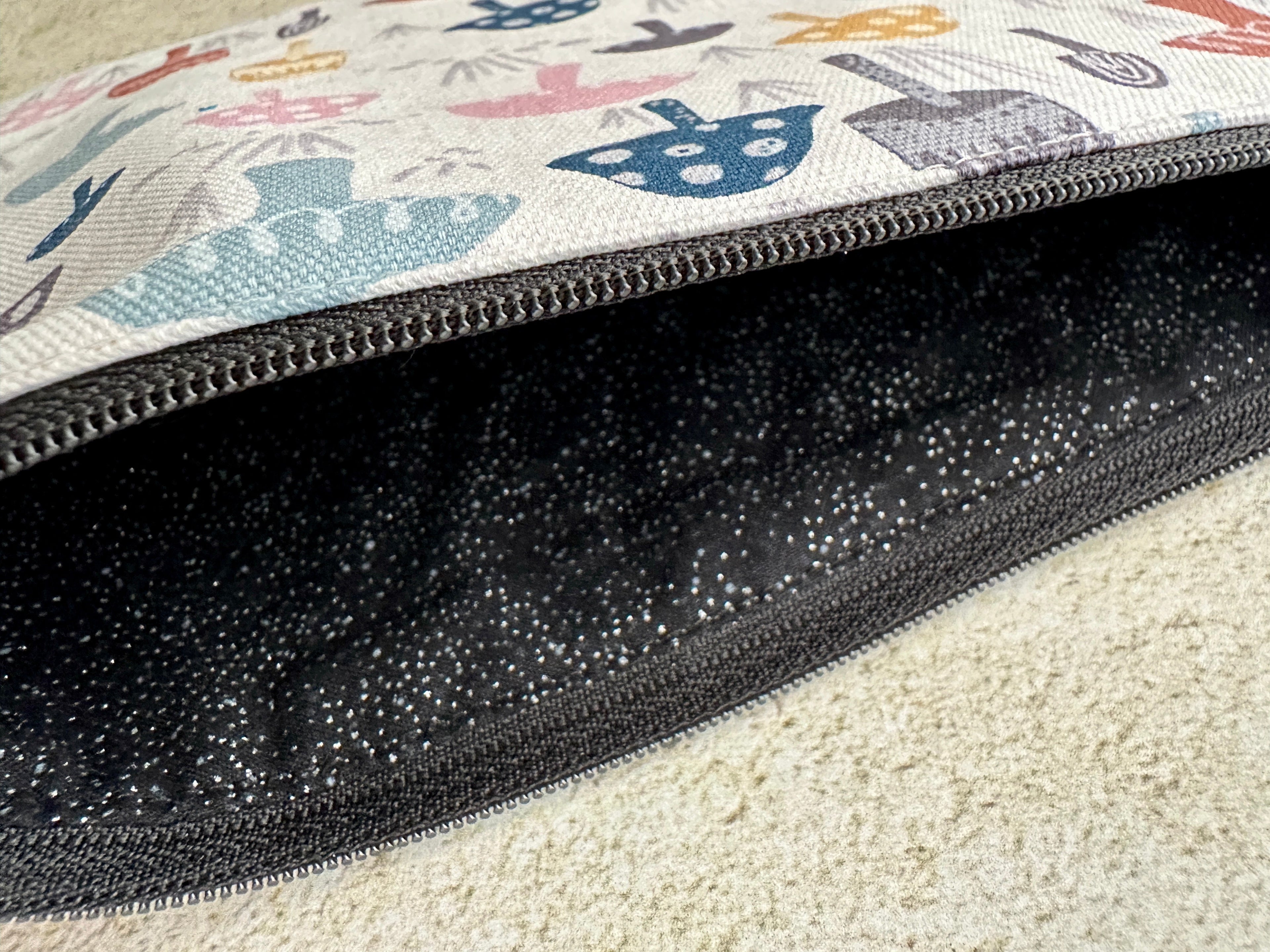 Cottagecore Mushroom Zipper Pouch With Charm
